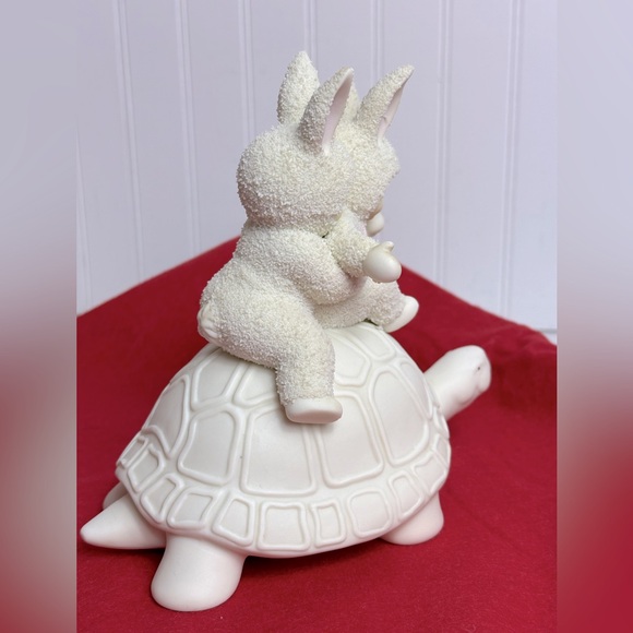 Vintage Snowbabies riding a turtle figurine(1995) - Picture 3 of 12